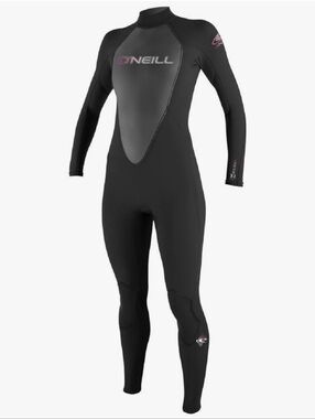 O’Neill Reactor II 3/2 Full Wetsuit Women’s Size 12 Black NWT Surf Dive